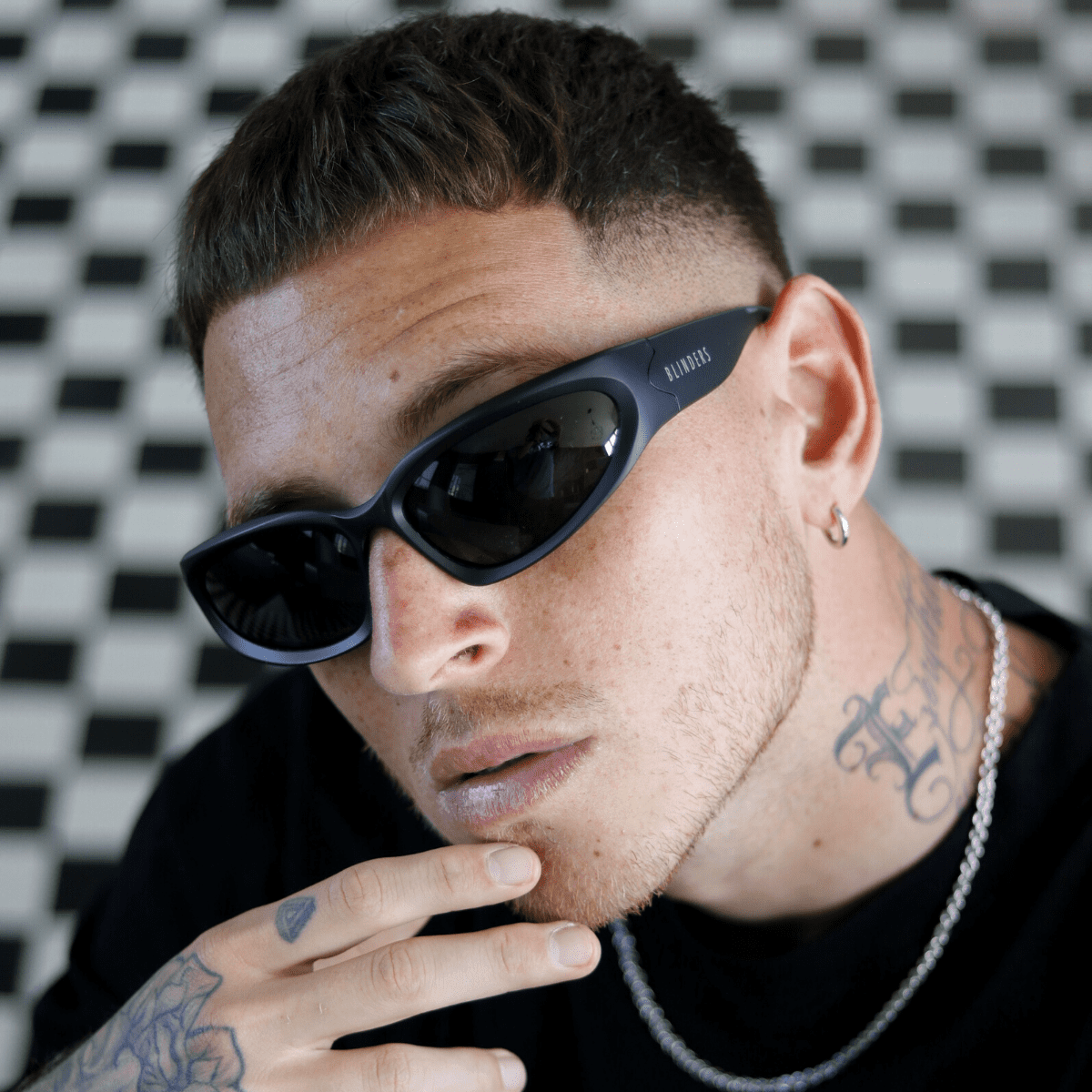 Lentes de sol negros Black Ravers - Blinders Online Store