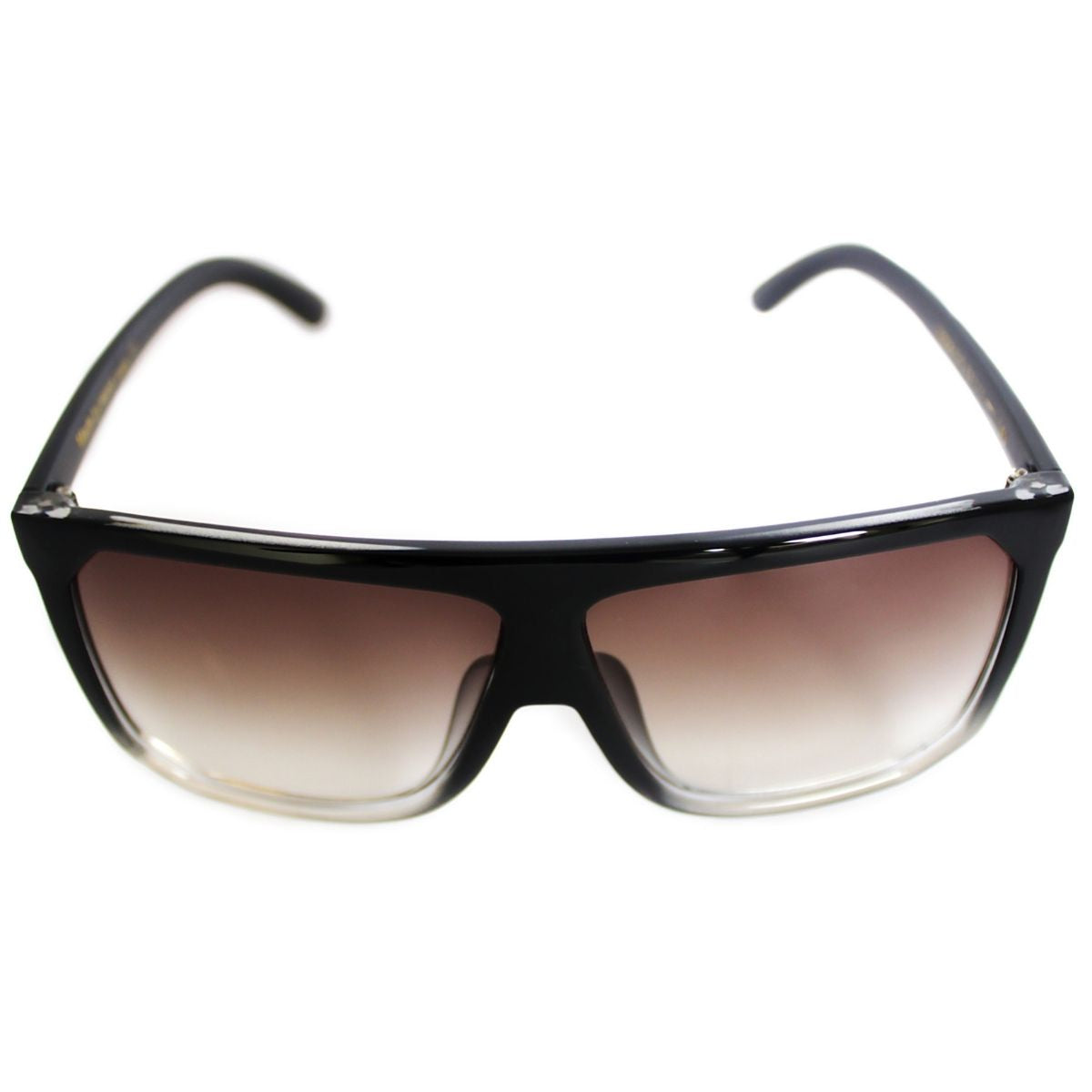 Lentes de sol ovalados marrones oscuros en degradé grandes Black Air Monaco │ Blinders Online Store