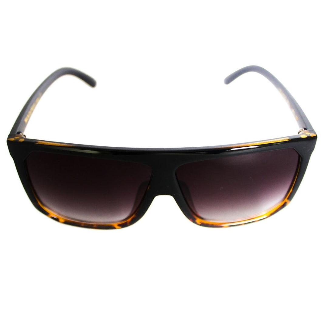 Lentes de sol ovalados grandes negros Black Print Monaco - Blinders Online Store