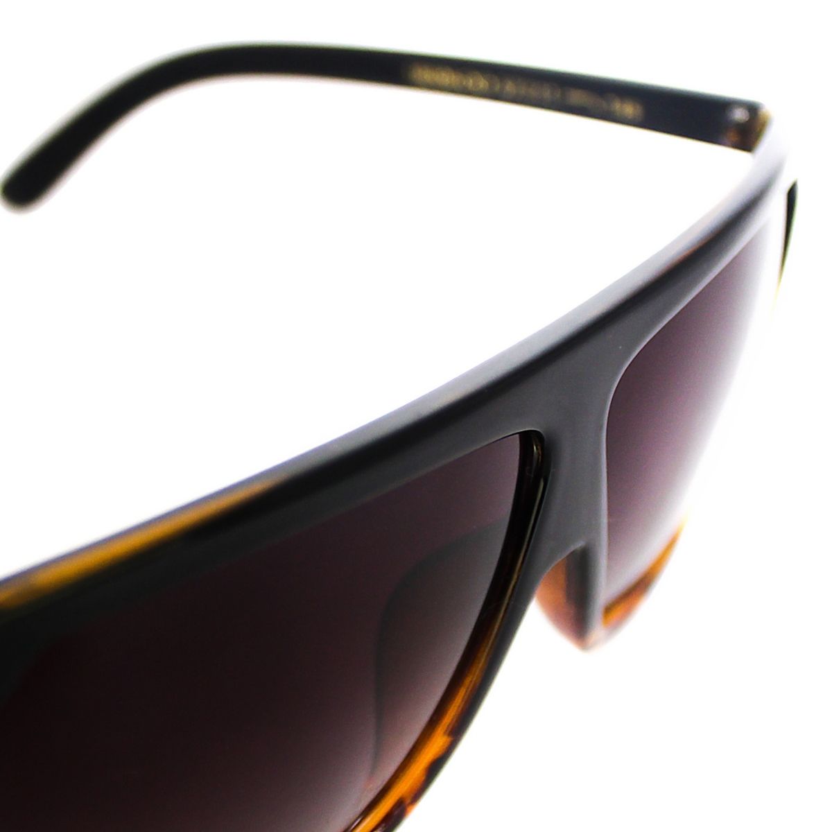 Lentes de sol ovalados grandes negros Black Print Monaco - Blinders Online Store