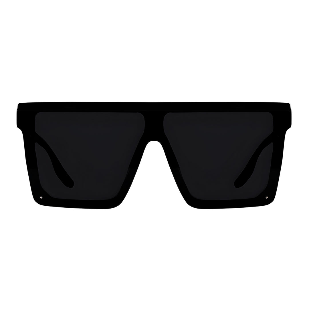 Lentes de sol negros cuadrados black nuke frontal blinders