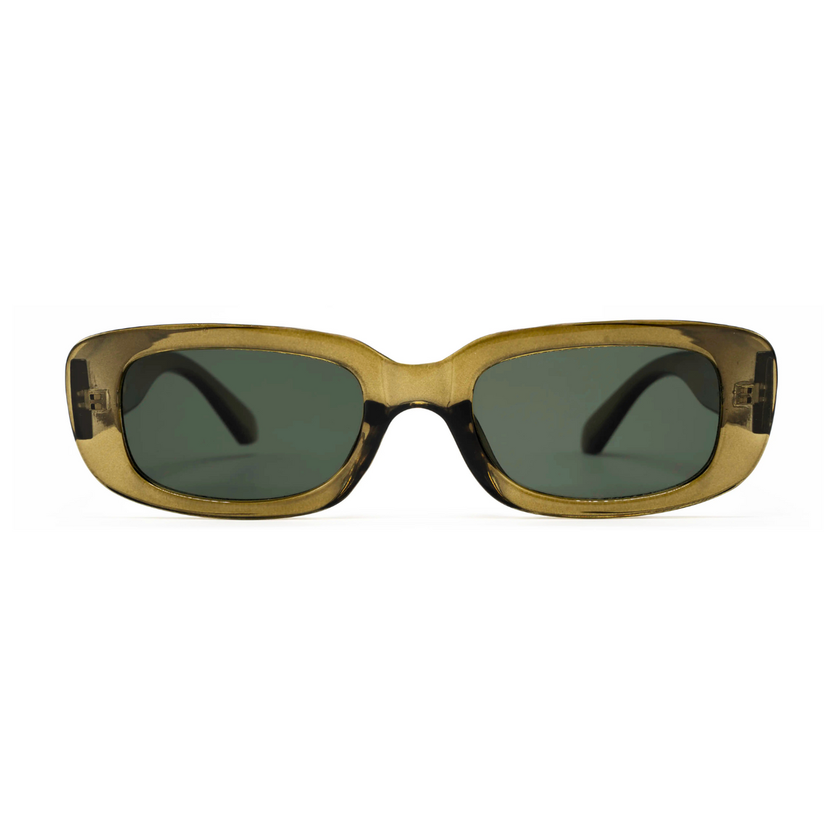 Lentes de sol Blinders Dark Green Dope con marco redondo verde botella y lentes negros, estilo unisex UV400 - Blinders Online Store