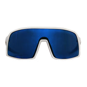 Lentes de sol rectangulares grandes unisex blancos Snow Cyclone - Blinders Online Store