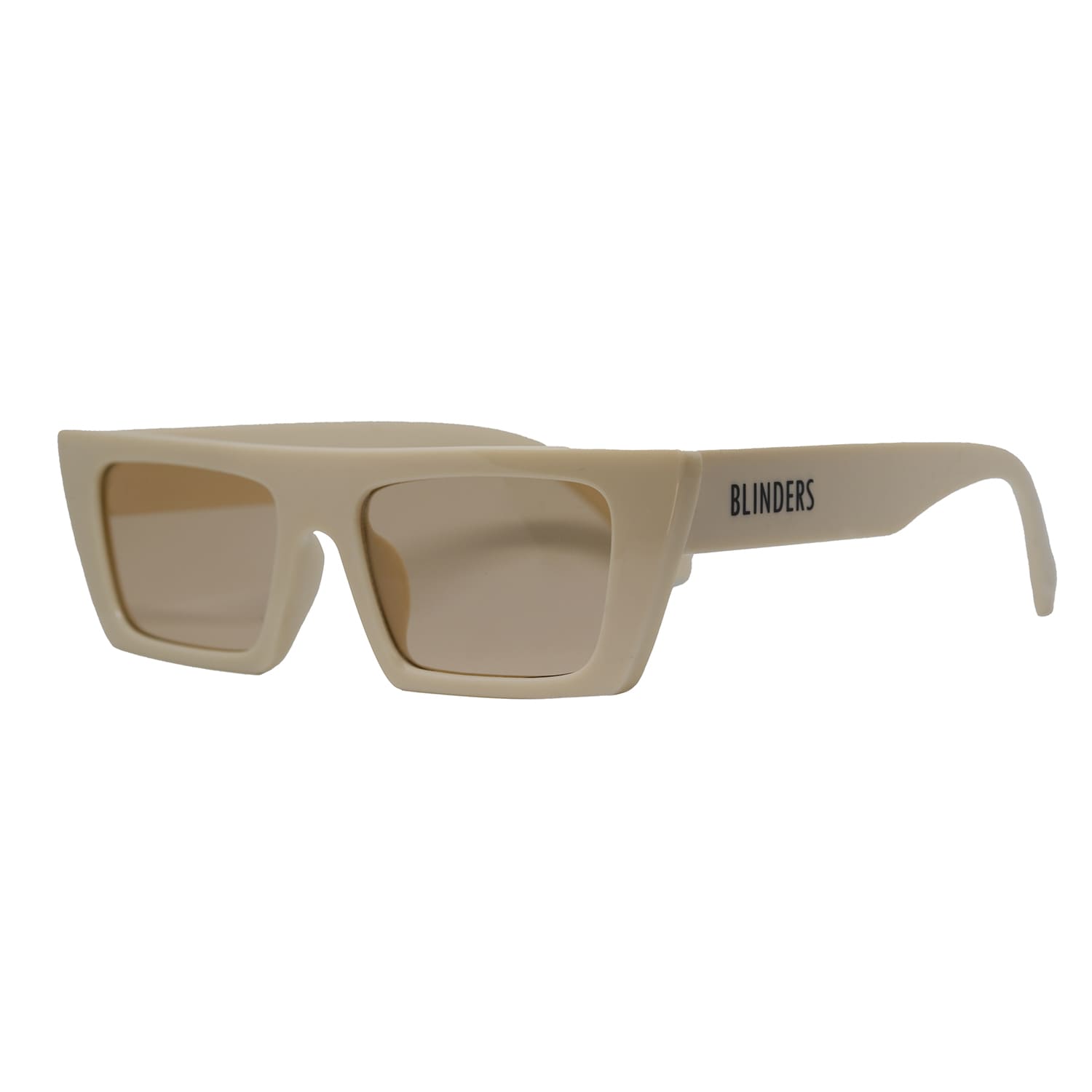 Lentes de sol rectangulares unisex blanco Bone Ibiza │ Blinders Online Store