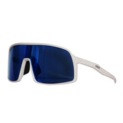 Lentes de sol rectangulares grandes unisex blancos Snow Cyclone - Blinders Online Store