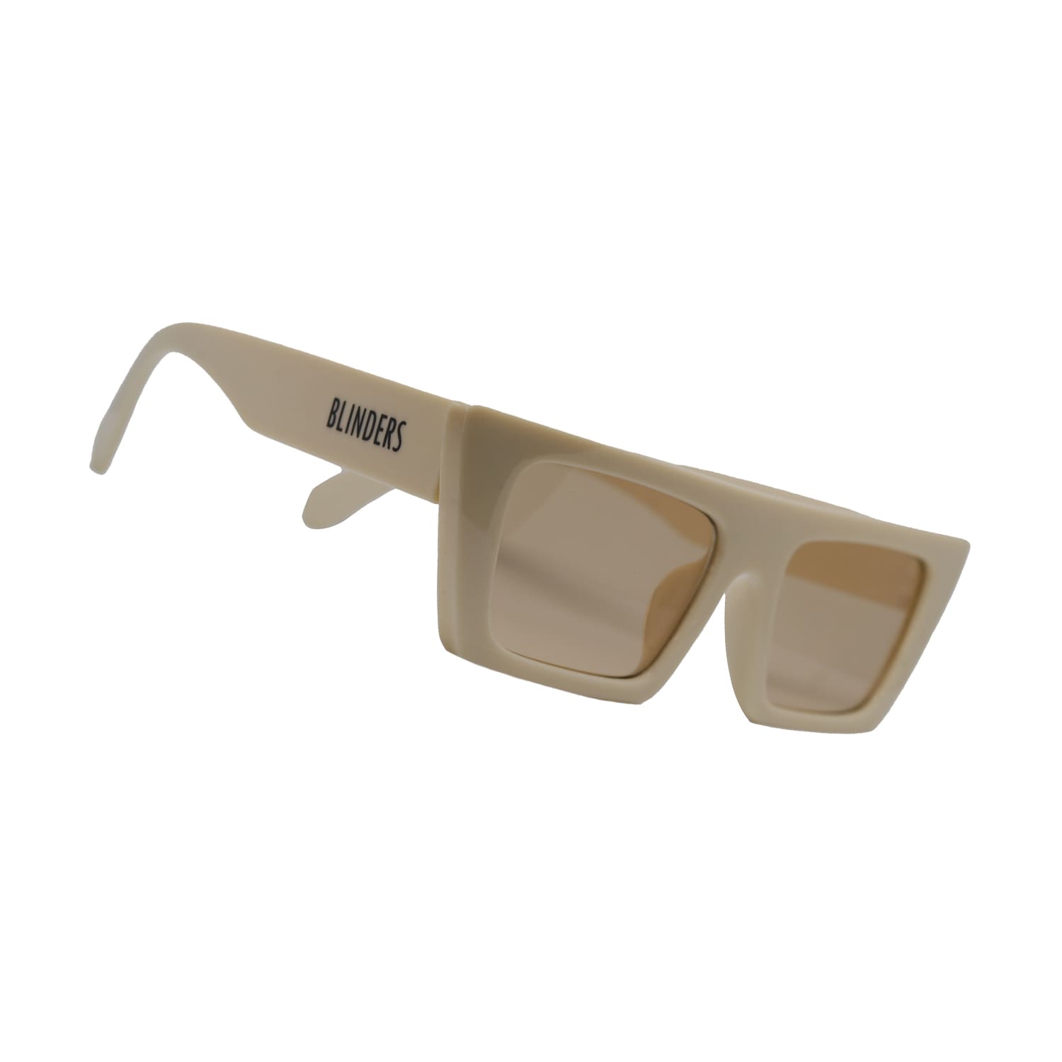 Lentes de sol rectangulares unisex blanco Bone Ibiza │ Blinders Online Store