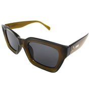 Lentes de sol rectangulares unisex verde olivo Olive Lloyd - Blinders Online Store