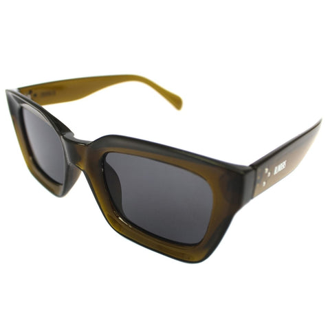 Lentes de sol rectangulares unisex verde olivo Olive Lloyd - Blinders Online Store