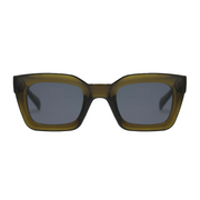 Lentes de sol rectangulares unisex verde olivo Olive Lloyd - Blinders Online Store