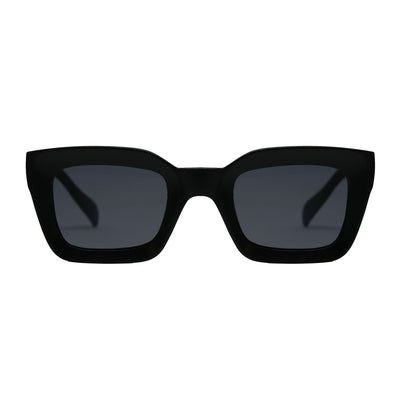 Lentes de sol rectangulares unisex negro mate Black Lloyd - Blinders Online Store