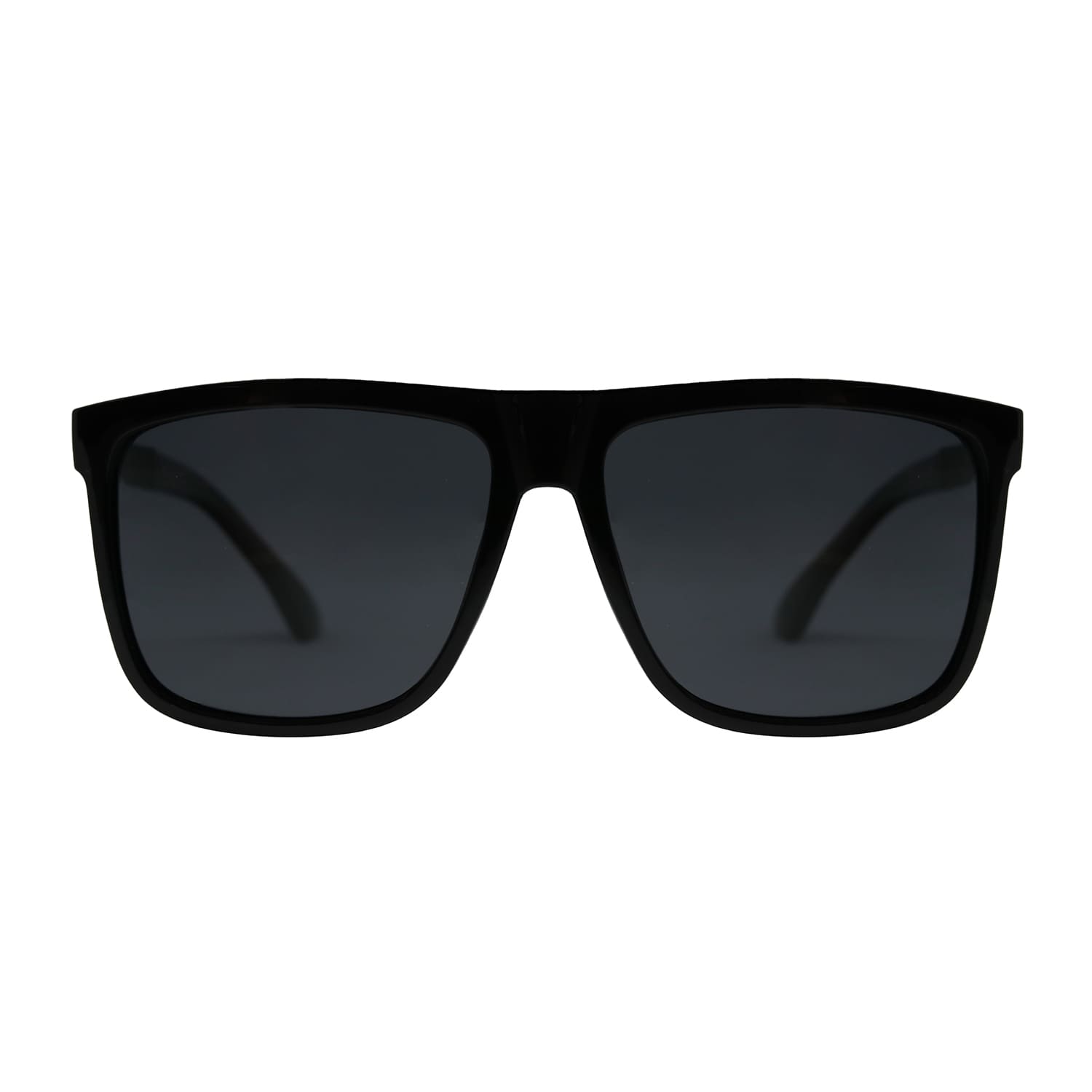 Lentes de sol rectangulares clásicos unisex negros Black Walker - Blinders Online Store