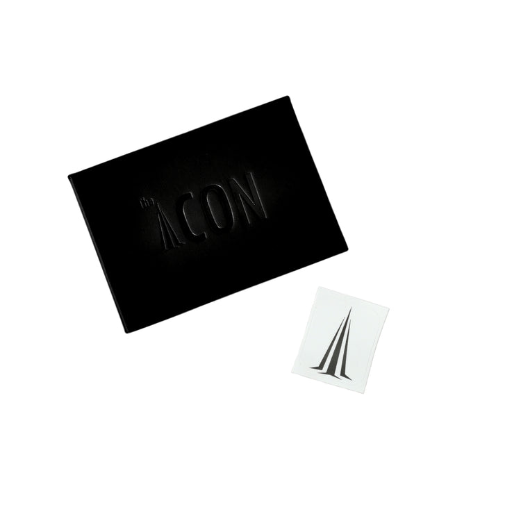 Billetera negra metálica de fibra de carbono black steel carbon RFID The Icon