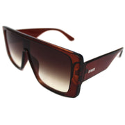 Lentes de sol rectangulares marrones grandes Brown Trooper - Blinders Online Store