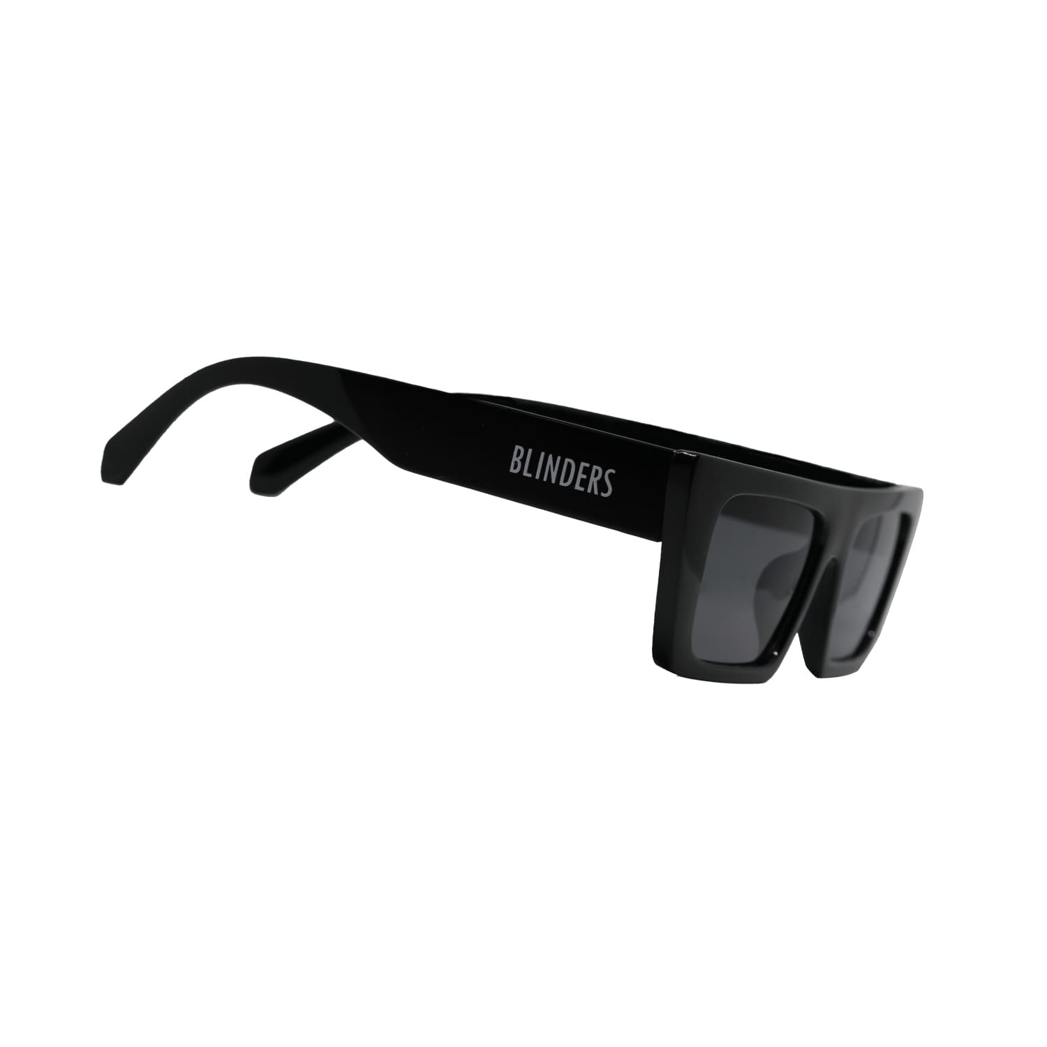 Lentes de sol rectangulares unisex negros Black Ibiza │ Blinders Online Store