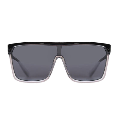 Lentes de sol rectangulares largos negros Dark Wave - Blinders Online Store