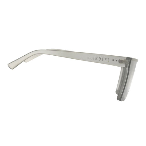 Lentes de sol cuadrados plateados reflectivos grandes Glass Nuke - Blinders Online Store