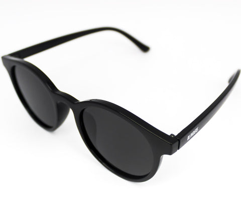 Lentes de sol negros oscuros redondos Black Boston - Blinders Online Store