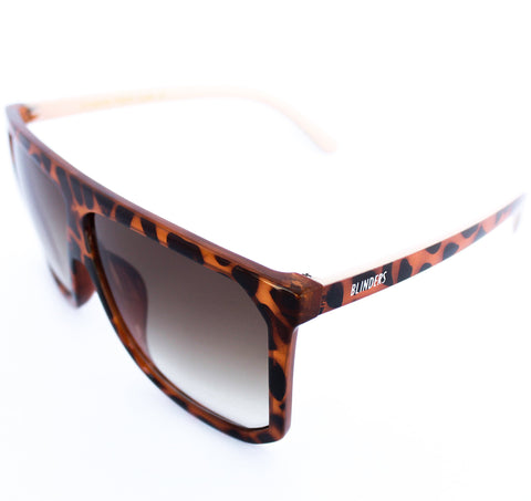 Lentes de sol ovalados grandes animal print Print Monaco - Blinders Online Store