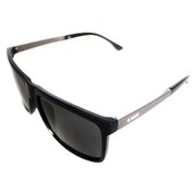 Lentes de sol rectangulares clásicos unisex negros Black Walker - Blinders Online Store