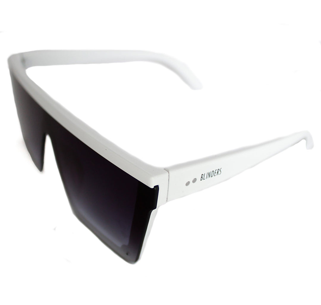 Lentes de sol cuadrados blancos grandes White Nuke - Blinders Online Store