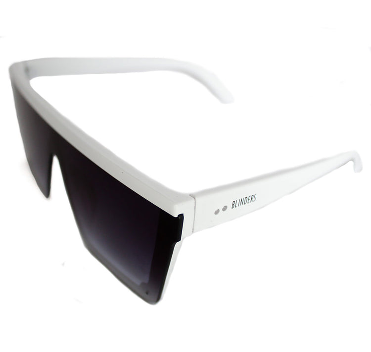 Lentes de sol cuadrados blancos grandes White Nuke - Blinders Online Store