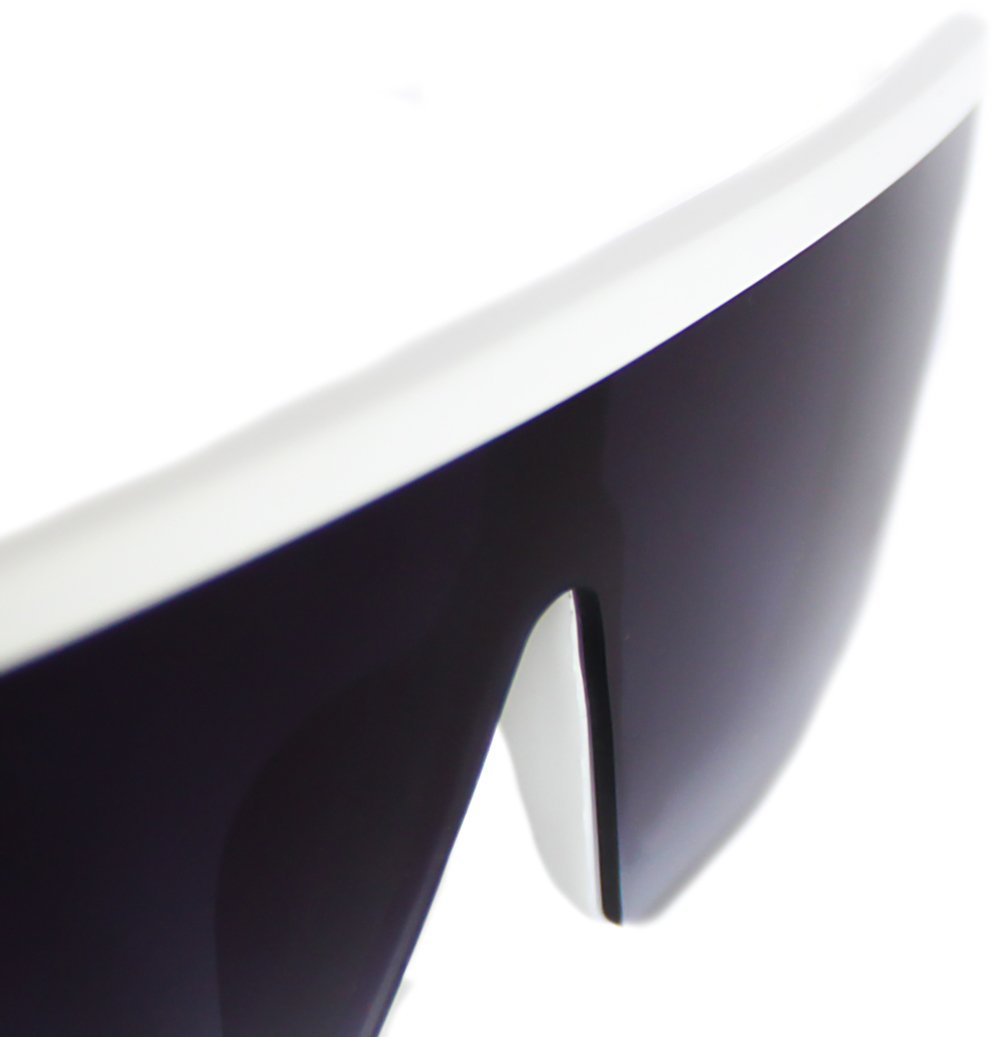 Lentes de sol cuadrados grandes blancos White Nuke - Blinders Online Store