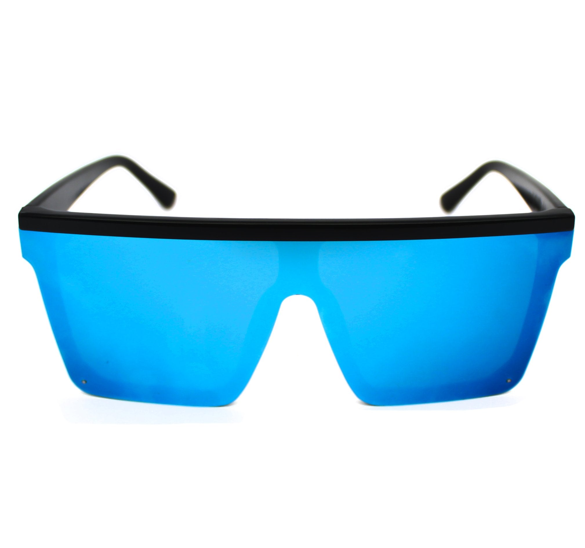 Lentes de sol cuadrados grandes azules Indigo Nuke - Blinders Online Store
