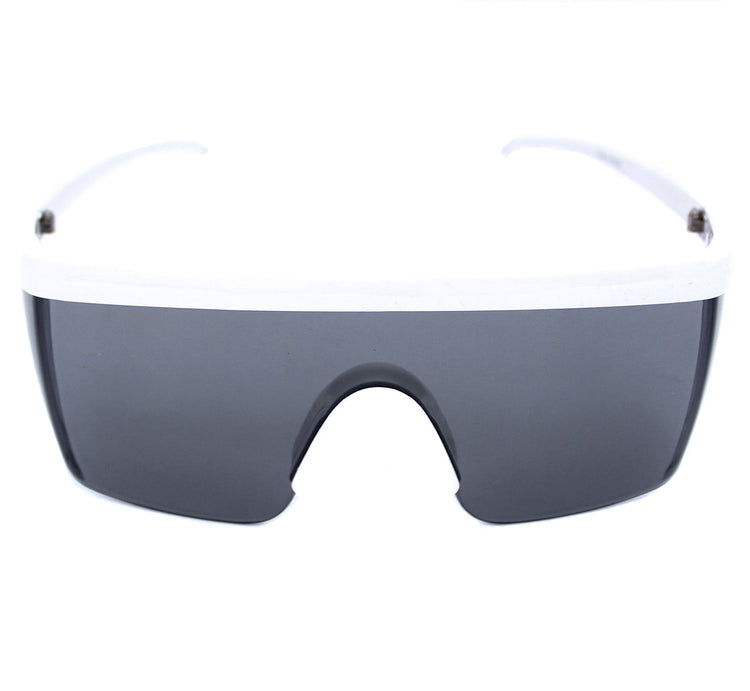 Lentes de sol negros con blanco grandes rectangulares Snow Pantone - Blinders Online Store