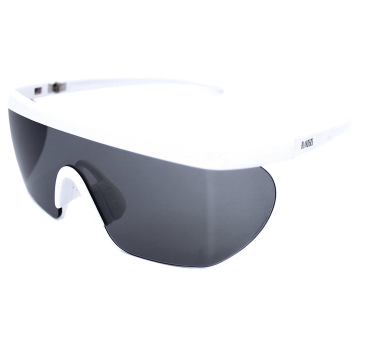 Lentes de sol negros con blanco grandes rectangulares Snow Pantone - Blinders Online Store