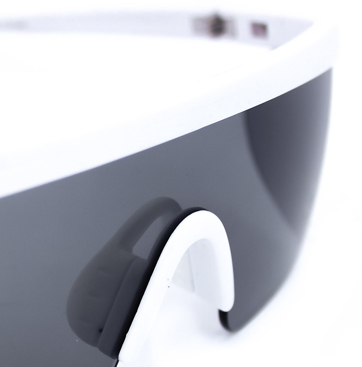Lentes de sol negros con blanco grandes rectangulares Snow Pantone - Blinders Online Store