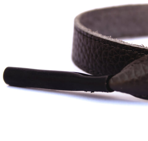 Strap holder gris para lentes Grey leather strap - Blinders Online Store
