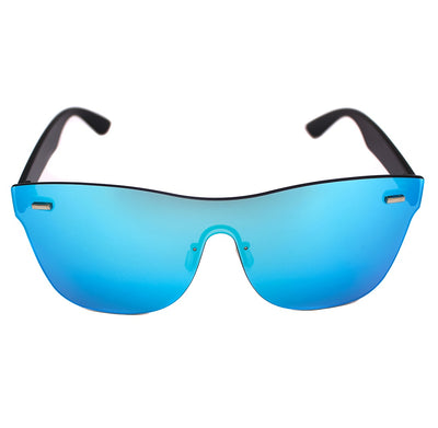 Lentes de sol ovalados grandes celestes Sky Beat - Blinders Online Store