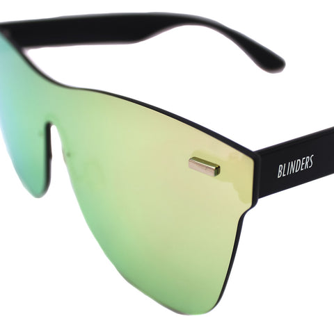 Lentes de sol ovalados grandes rosados Rose Beat - Blinders Online Store