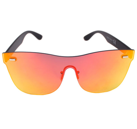 Lentes de sol ovalados grandes naranjas Sunset Beat - Blinders Online Store