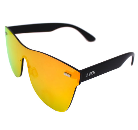 Lentes de sol ovalados grandes naranjas Sunset Beat - Blinders Online Store