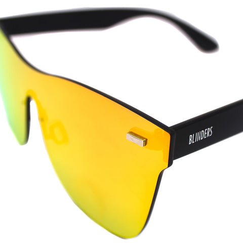 Lentes de sol ovalados grandes naranjas Sunset Beat - Blinders Online Store