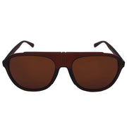 Lentes de sol ovalados unisex marrones grandes Brown Diamond - Blinders Online Store