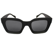 Lentes de sol rectangulares unisex negro mate Black Lloyd - Blinders Online Store