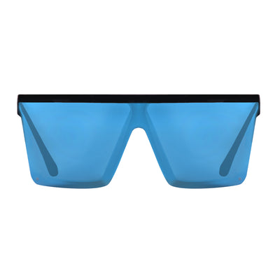 Lentes de sol cuadrados grandes azules Indigo Nuke - Blinders Online Store