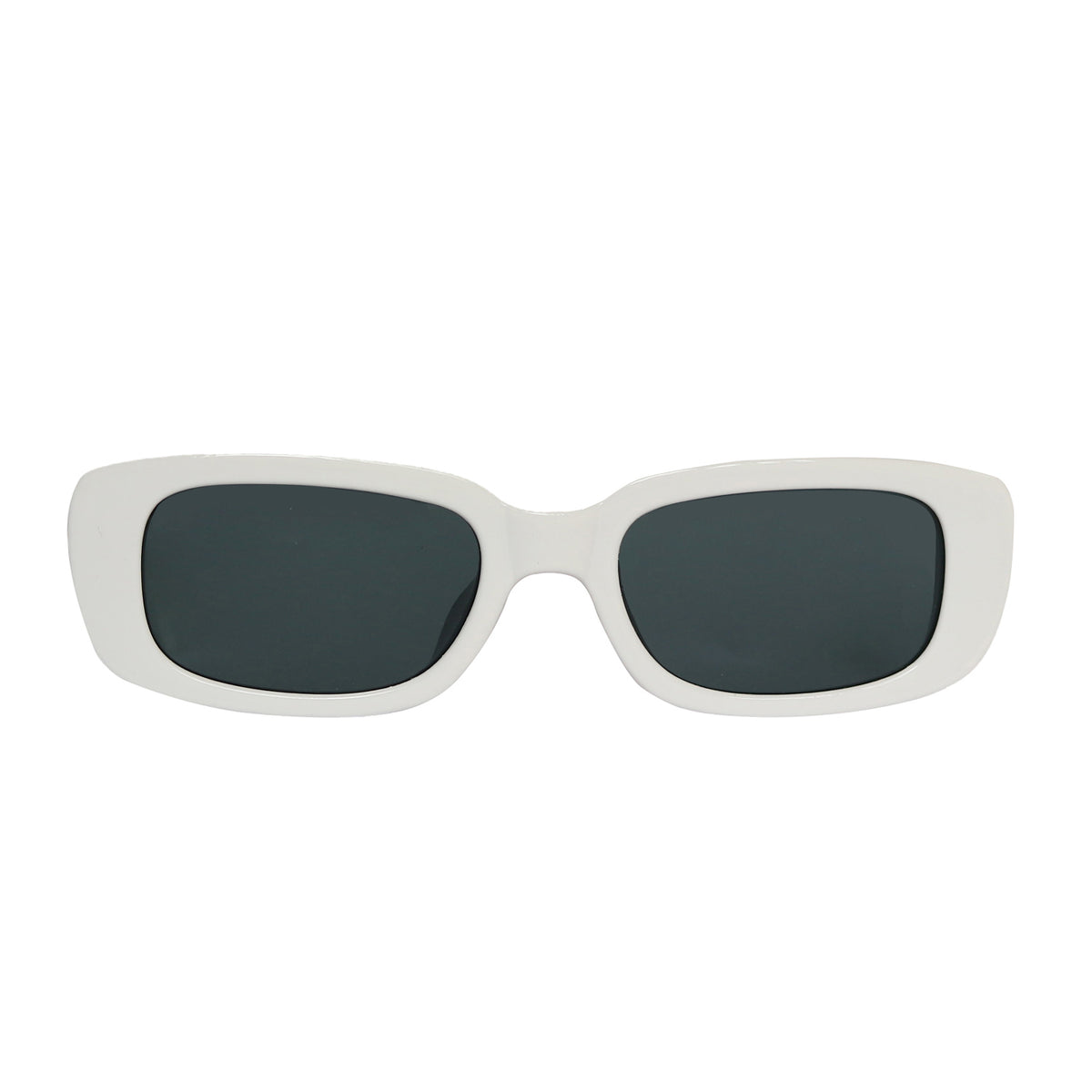 Lentes de sol Blinders Snow Dope con marco redondo blanco y lentes negros, estilo unisex UV400 - Blinders Online Store
