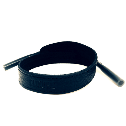 Strap holder negro para lentes Black leather strap - Blinders Online Store