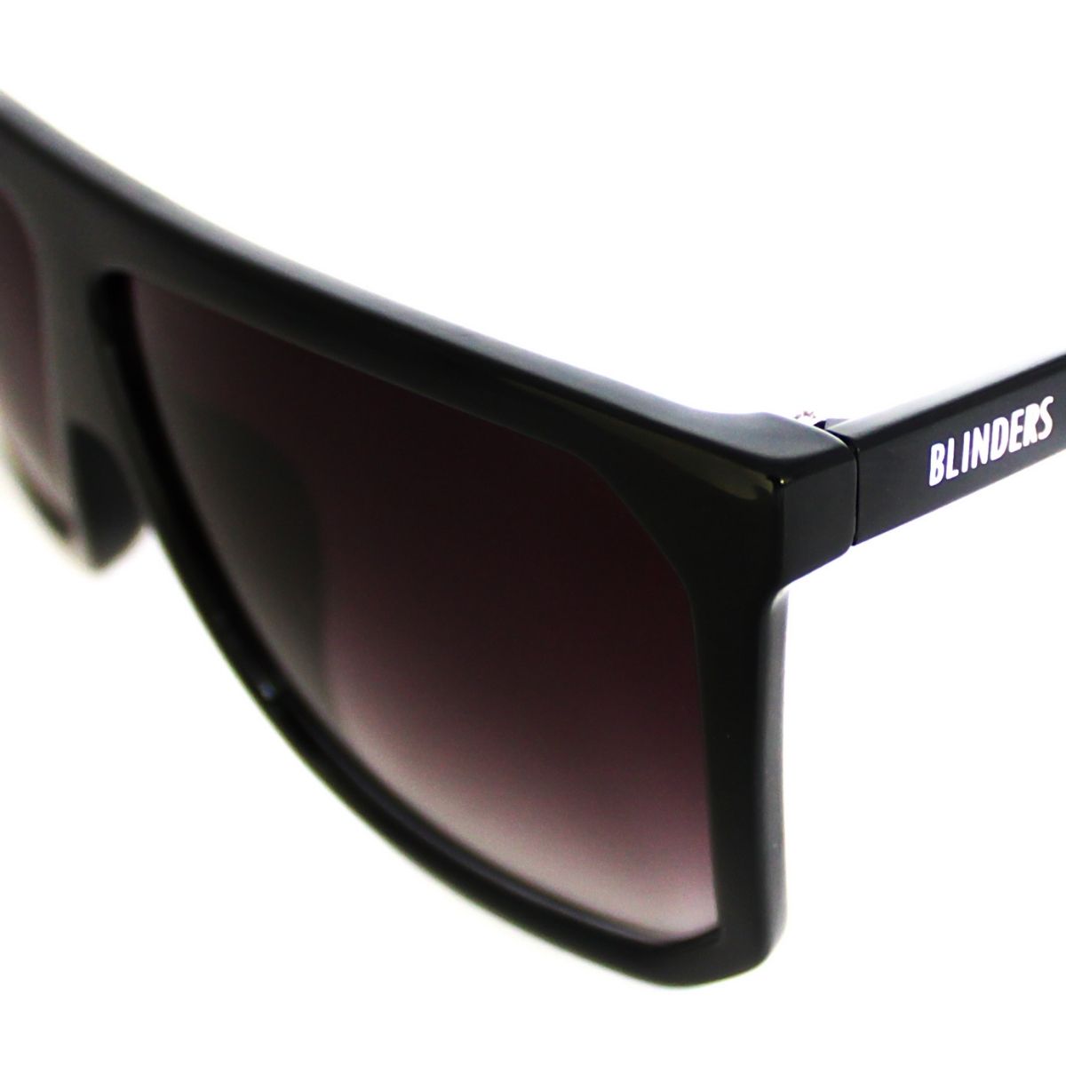 Lentes de sol ovalados grandes negros Black Monaco - Blinders Online Store