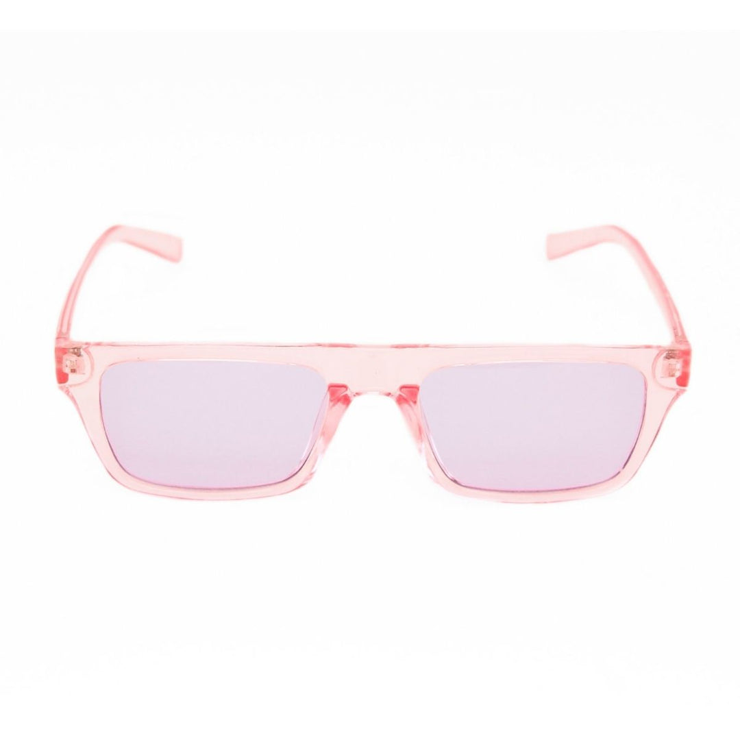 Lentes de sol rectangulares rosados con lunas moradas Haze Warhol - Blinders Online Store