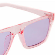 Lentes de sol rectangulares rosados con lunas moradas Haze Warhol - Blinders Online Store