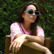 Lentes de sol rectangulares unisex plomos Rat Dope mujer - Blinders Online Store