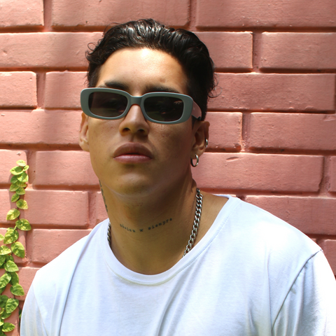 Lentes de sol rectangulares unisex plomos Rat Dope hombre - Blinders Online Store
