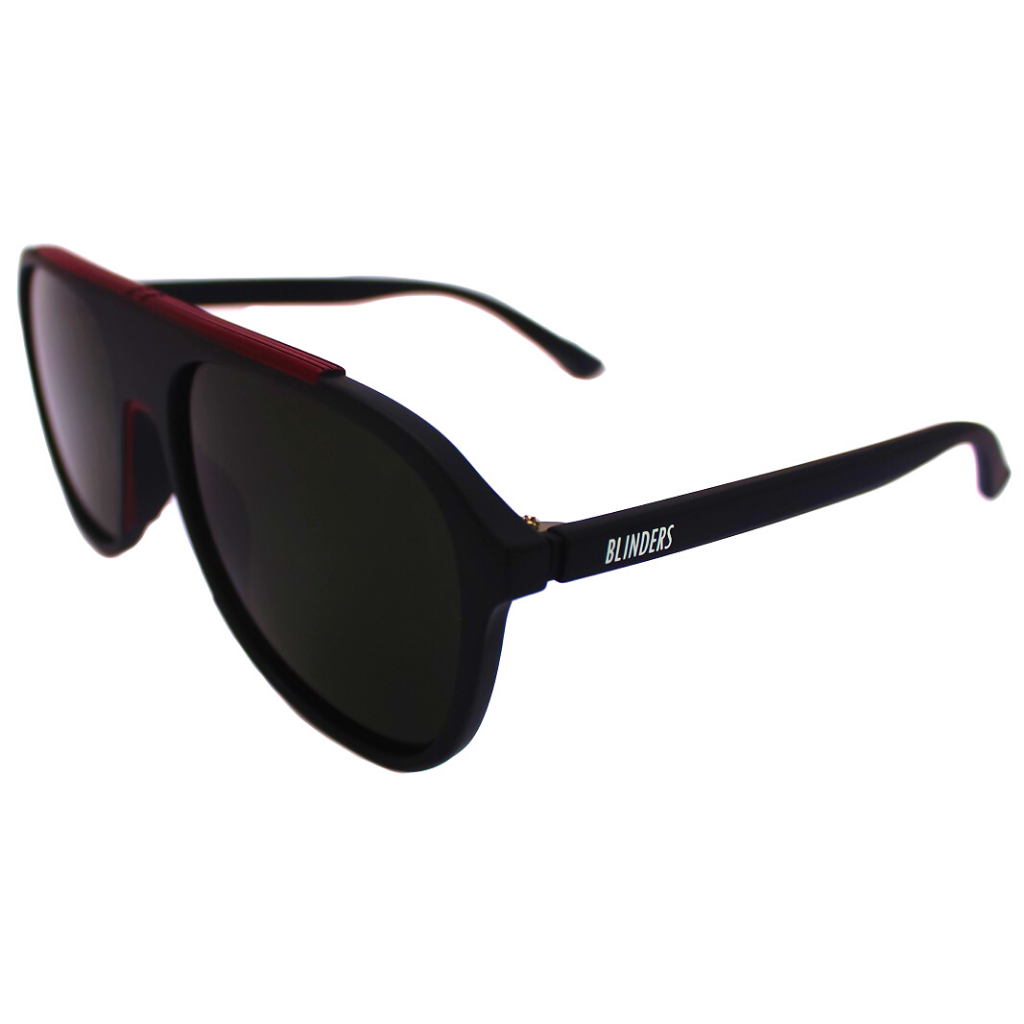 Lentes de sol ovalados unisex negros grandes Volcano Diamond - Blinders Online Store