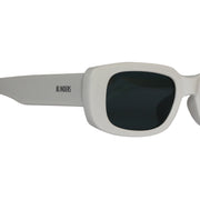 Lentes de sol rectangulares unisex blancos Snow Dope - Blinders Online Store